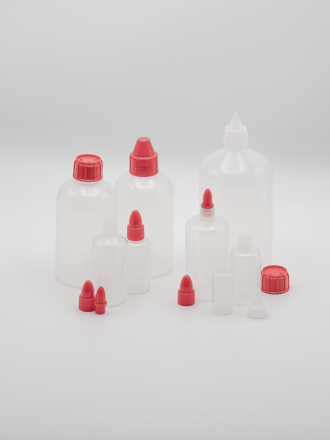 fles plastiek LDPE soepel naturel